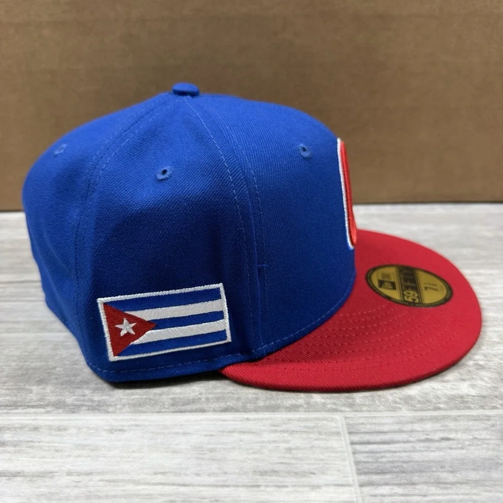 New Era 59Fifty Cuba 2026 World Baseball Classic WBC Fitted Hat 7 3/8 Blue/Red
